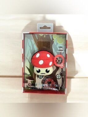NEW Chibi Mushroom Wireless Earbud Apple Airpod Generation 1 & 2 Case Cover